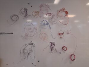 wire self portraits