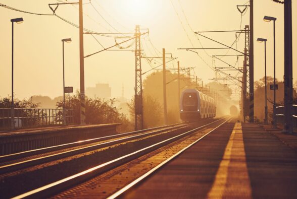 passenger-train-at-sunrise