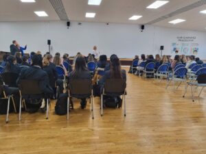 Girls in STEM Day at Banbury and Bicester College - students