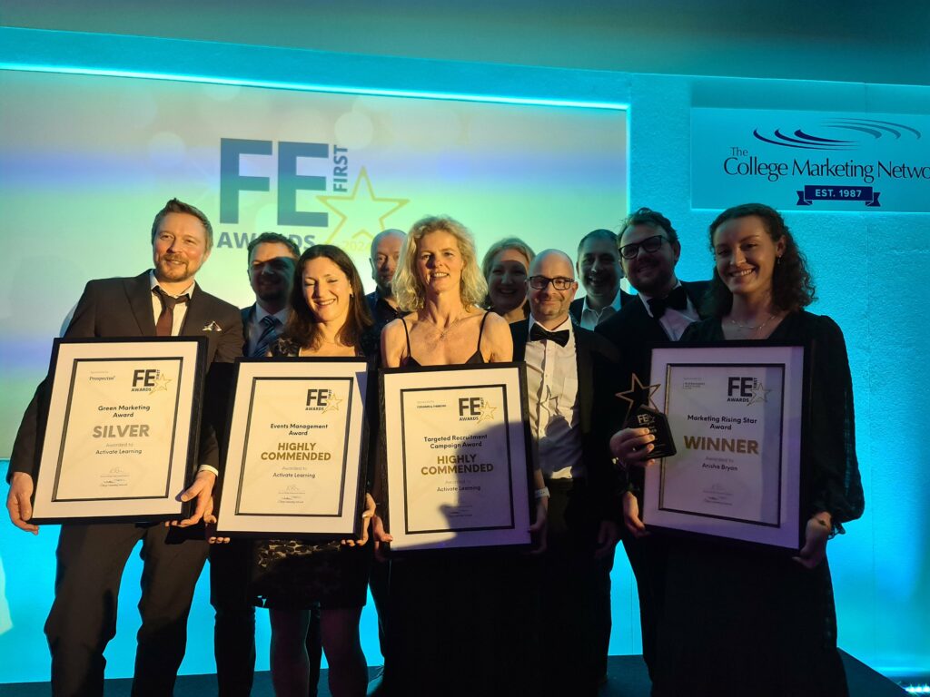 FE First Awards | Activate Learning's success at marketing awards