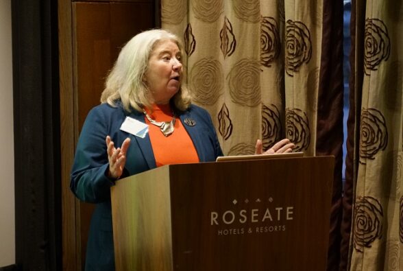 Alison Webster, CEO, Berkshire LEP, who spoke about how they drive economic growth in Berkshire