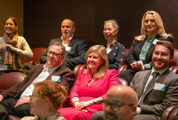 Audience watching presentations 