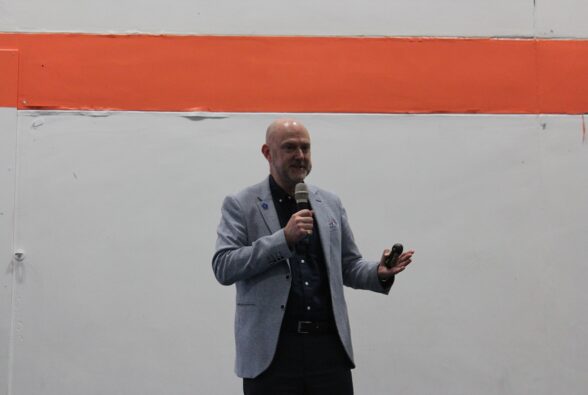 Our first keynote speaker, Rob May, Executive Chairman of ramsac, challenged us to think differently about AI, encouraging us to see it as 'Assistive Intelligence' and consider how it can support people in their everyday lives and work.