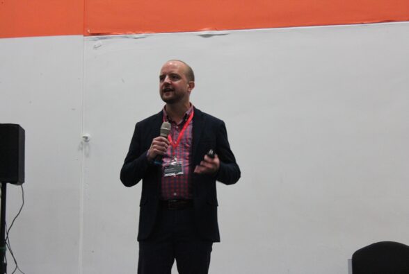 Roddy Peters, Head of Digital Skills at Windsor Forest Colleges Group speaking at the AI Summit 2026, exploring the opportunities and challenges of adopting AI in education.
